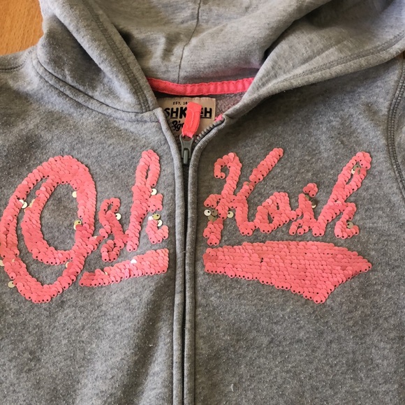 Bundle of 2 OshKosh zip- up hoodies for a girl size 12-14. Super comfy! - Picture 3 of 8